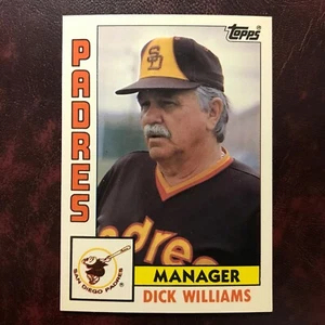 1984 Topps TIFFANY Set DICK WILLIAMS #742 PADRES ** MINT ** HIGH GRADE ** - Picture 1 of 2