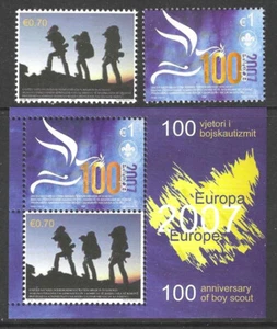 Kosovo # 68 - 69 & 69a MNH PO Fresh + Souv. Sheet! Europa 2007 ('22 SCV $100) - Picture 1 of 1