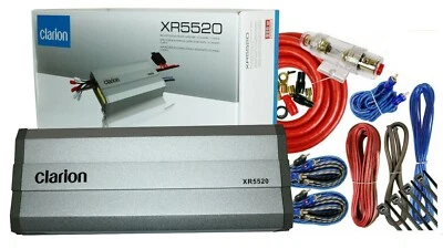 Clarion Class D 800W RMS 5-Channel Motorcycle Amp Car Audio Amplifier + Kit