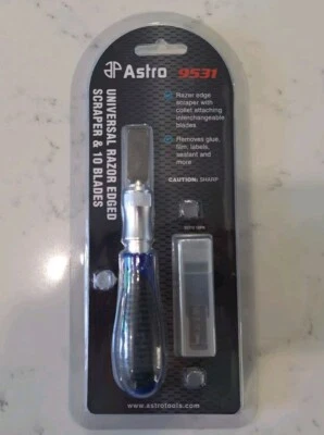 Astro Pneumatic AST-9531 Universal Razor Edged Scraper & 10 Blades - Image 1 of 4