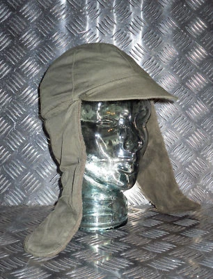 Genuine Dutch Army Green Dog Hat / Trapper Hat with Ear Warmers - All sizes NEW