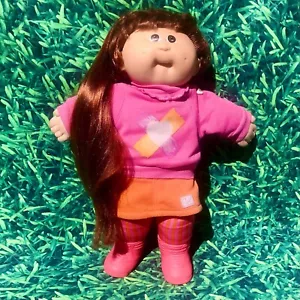 Cabbage Patch Kids 1987 Growing Hair Doll Auburn Cornsilk  & Freckles #11 - Picture 1 of 24