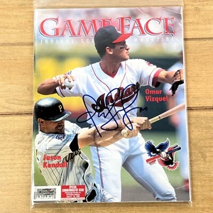 Omar Vizquel Cleveland Indians Autographed GameFace Magazine COA - Picture 1 of 12