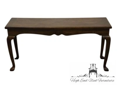 ALTAVISTA LANE Walnut Rustic Country French 54" Accent Sofa / Console Table - Image 1 of 4