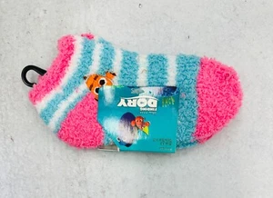 1 Pair Girls' Disney Nemo Fuzzy  Socks Size 4-6 Shoe Size 7-10 - Picture 1 of 1