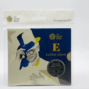 2020 Royal Mint Music Legends Elton John £5 Coin BUNC Pack - Illustration - Bild 1 von 3