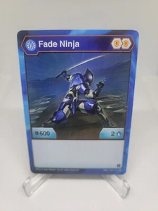 Bakugan ' Fade Ninja ' Spin Master Card - Picture 1 of 2