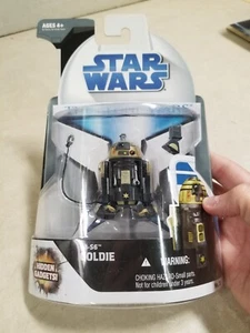 Star Wars The Clone Wars R3-S6 Goldie No.23 Action Figure Hasbro NEW - Picture 1 of 3