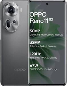 OPPO Reno 11 5G ( Grey 128 GB 8GB RAM)6.7" 50MP Dual Sim Unlocked Global Version