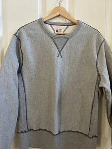 Todd Snyder Champion Sweatshirt Grey Reverse Weave Heavyweight Sportswear SZ L - Picture 1 of 8