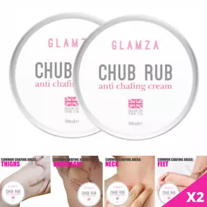 2 x Anti Chafing Cream Full Body Smooth Skin Sports Running Band Leg Solution UK - Picture 1 of 18