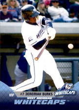 2019 West Michigan Whitecaps Choice #4 Jeremiah Burks Vacaville California Card