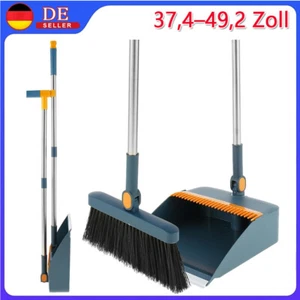 Besen und Kehrschaufel Set Verlängerbarer Besen mit Stiel Kehrschaufel Set DHL - Bild 1 von 17