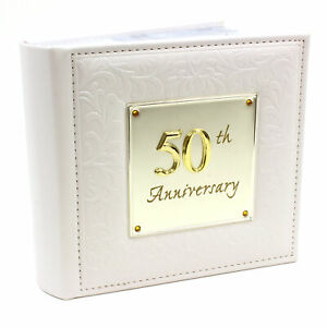 Photo Album 50th Wedding Anniversary Memories Occasion Shudehill Hold 80 4" X 6"