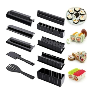 Nouveau kit de machine à sushi rouleau de riz moule cuisine bricolage facile chef set moule coupe-rouleau - Photo 1/6