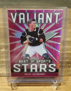 ADLEY RUTSCHMAN 2020 Leaf Best Of Sports VALIANT STARS Pink 1/15 RC ORIOLES - Picture 1 of 2