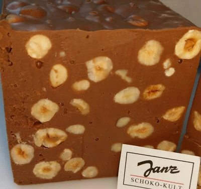 Janz Finest Nougat with Whole Hazelnuts 1/2 Block 1200g - Image 1 of 4