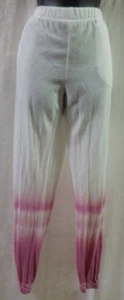 Roudelain Tie Dye Jogger Size M NWT White Multi Elastic Waist & Cuff Pockets $50 - Picture 1 of 17
