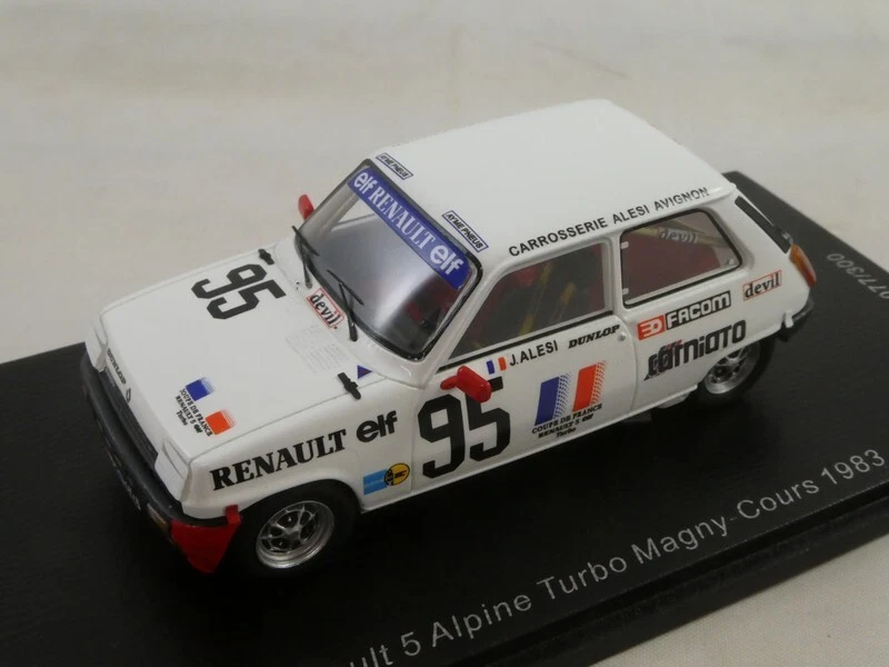 Spark 1/43 Renault 5 Alpine J. Alesi - #95 Magny Cours 1983 - SF154