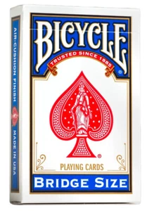 NEW - BICYCLE - BRIDGE-Size Plastic Coated Playing Cards - BLUE - Picture 1 of 2