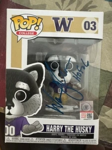 Football Hall of Famer Warren Moon signed Washington Husky Funko Pop w/ HOF JSA - Picture 1 of 6