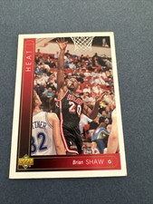 1993-94 Upper Deck Miami Heat Basketball Card #283 Brian Shaw