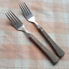 2 Retro Viners Forks Rosewood Handle VGC