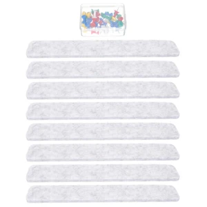 8 Pcs Felt Bulletin Board Office Memo Strips Tiles for Wall Boards - Picture 1 of 11