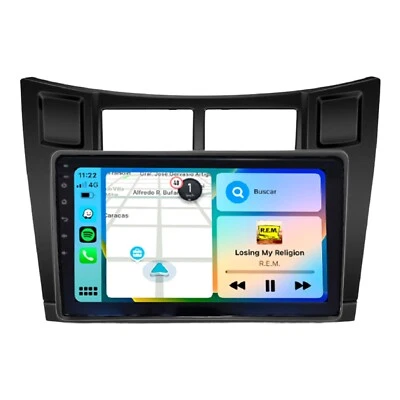 Autoradio Android per Toyota Yaris 2005-2012 -Octacore 4GB 64GB  -Telecamera - Immagine 1 di 4