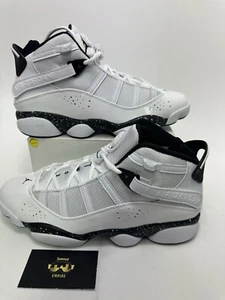 Jordan 6 Anillos Para Hombre Talla 13 Reverso Oreo Negro Blanco Raro Agotado 322992-111 - Imagen 1 de 7