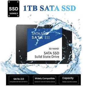 SSD 2.5" Sata III 1TB SSD Internal Solid State Drive For Laptop PC Microcomputer