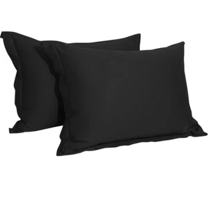 Well Stitched Cotton Sateen Pillow Sham 2 Pack Multiple Colors Choices - Picture 1 of 39