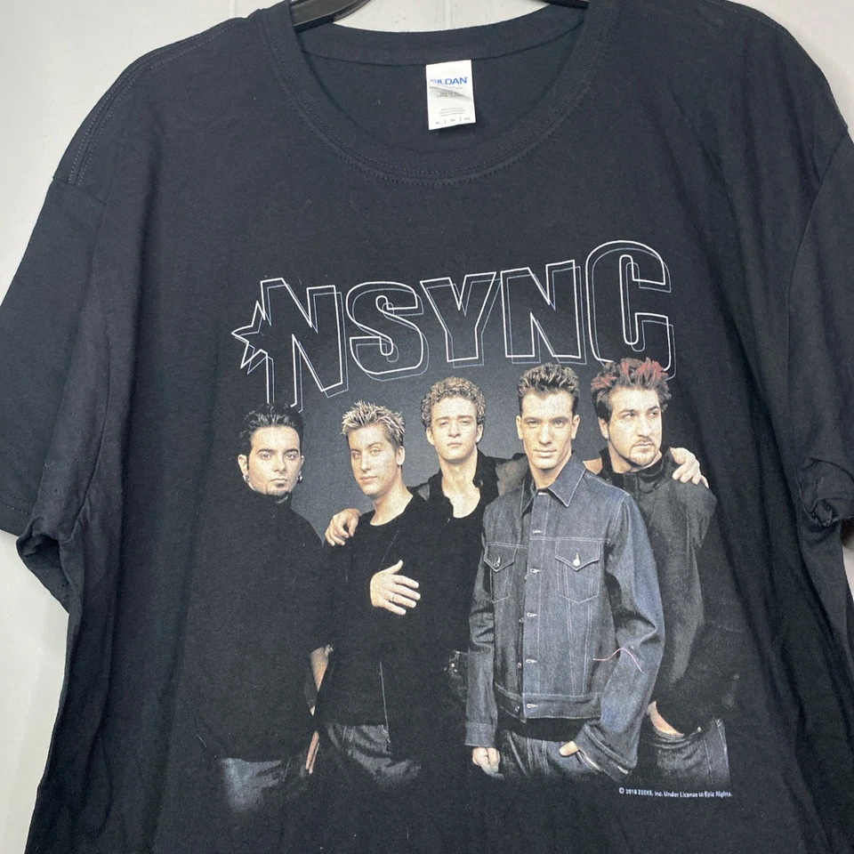 NSYNC 90s Boy Band T Shirt Size Y2K Mens XL TG 24x32 - Image 1 of 4