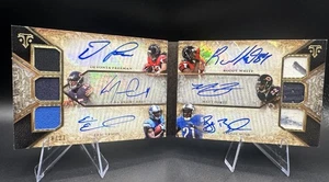 2014 Triple Threads Six Auto Relic Reggie Bush, Forte, Freeman, White, Ebron /27 - Picture 1 of 8