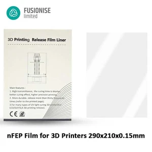 NFEP Release film for Resin 3D Printers-3D printing release Film- 290x210x0.15mm - Picture 1 of 9