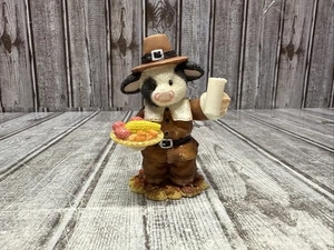 ENESCO Marys Moo Moos Eat Drink and Be Moo-ey! Thanksgiving Figure 1998 - Picture 1 of 6
