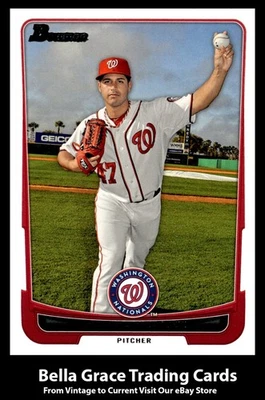 2012 Topps Bowman Gio Gonzalez #133 Washington Nationals MLB Baseball  - Image 1 of 2