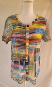 Onque Casuals maglia donna multicolore con guscio interno taglia PM - Foto 1 di 6
