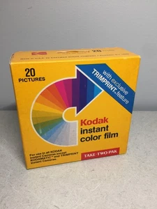 Kodak instant color film Trimprint feature 20 photos PR144-10-2 two pak nos - Picture 1 of 6