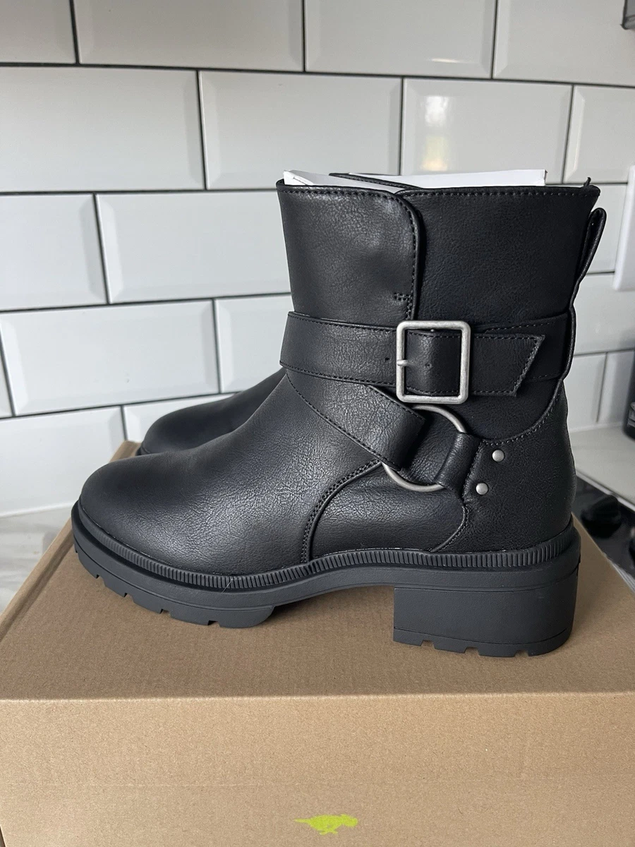 Rocket Dog Illume Women's Fashion Boots - Faux Leather With Buckle & Zip - View #5
