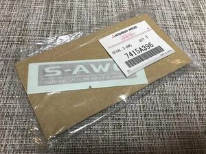 Mitsubishi Genuine OEM OUTLANDER PHEV GG Decal Sticker Rear "S-AWC" - Picture 1 of 4
