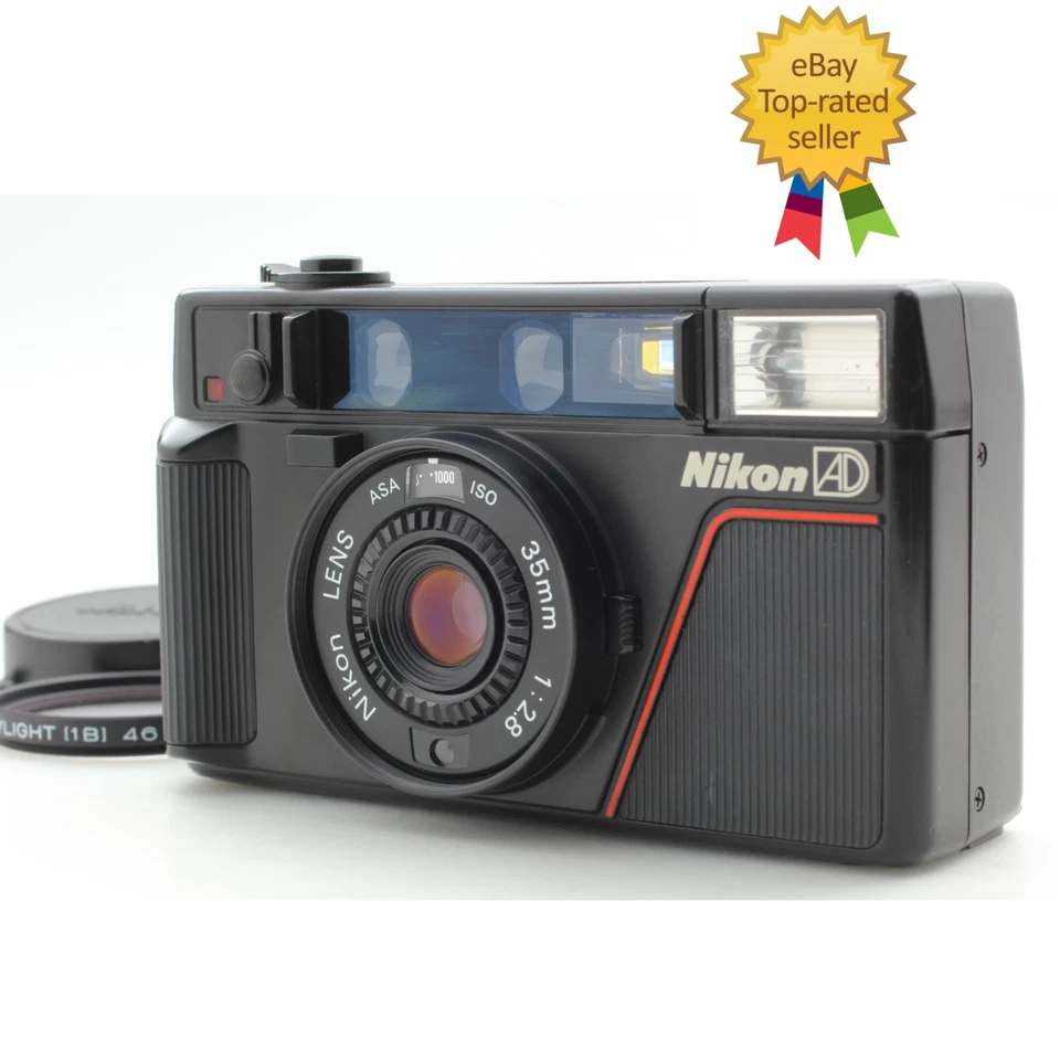 【MINT】 Nikon L35 AD ISO 1000 Pikaichi Point & Shoot Film Camera From JAPAN - Image 1 of 4