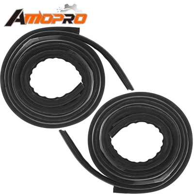2 Pcs Front Weatherstrip Window Glass Run Channel for Bronco F150 F250 F350 F450 Foto 1 de 4