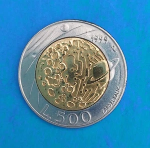 SAN MARINO 500 LIRAS 1999 ⭐ KM# 394 - Imagen 1 de 2