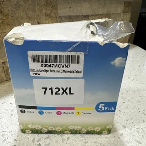 (4) 712 XL Ink Cartridge HP DesignJet T650 T630 T250 T230 T210 (Open Box) - Picture 1 of 5