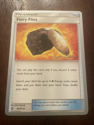 Fiery Flint Pokémon World Championships Decks #60 0p5r - Image 1 of 2