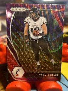 Travis Kelce 2021 Panini Prizm Draft Picks Purple Wave Prizm #46 - Picture 1 of 2