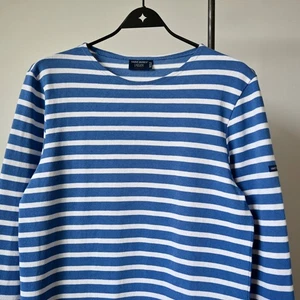 SAINT JAMES "MERIDIEN" midi-heavy cotton striped breton shirt, made in France, 4 - Picture 1 of 11