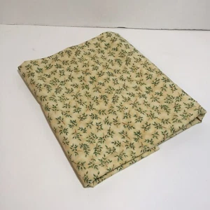 1 Yard Yellow w Green Leaves Fabric 42" wide Summer in the Garden Robert Kaufman - Picture 1 of 5