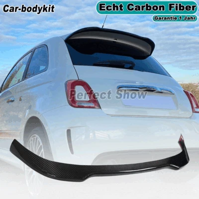 Carbon Heckspoiler Spoiler Heck Lippe Flügel Für FIAT 500 Abarth 595 2010-2020